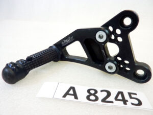 Pedana poggiapiedi destra Valter Moto interasse fori staffa 60 mm interasse fori pedalina 37 mm