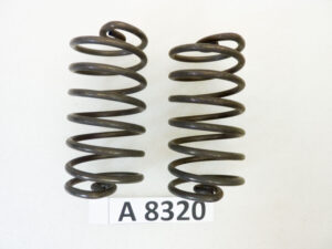 Coppia molle sella moto epoca Guzzi Gilera Benelli Bianchi Morini MV lungh 112 mm largh 56 mm diam filo 5 mm NUOVO fondo di magazzino vedi foto leggi descrizione