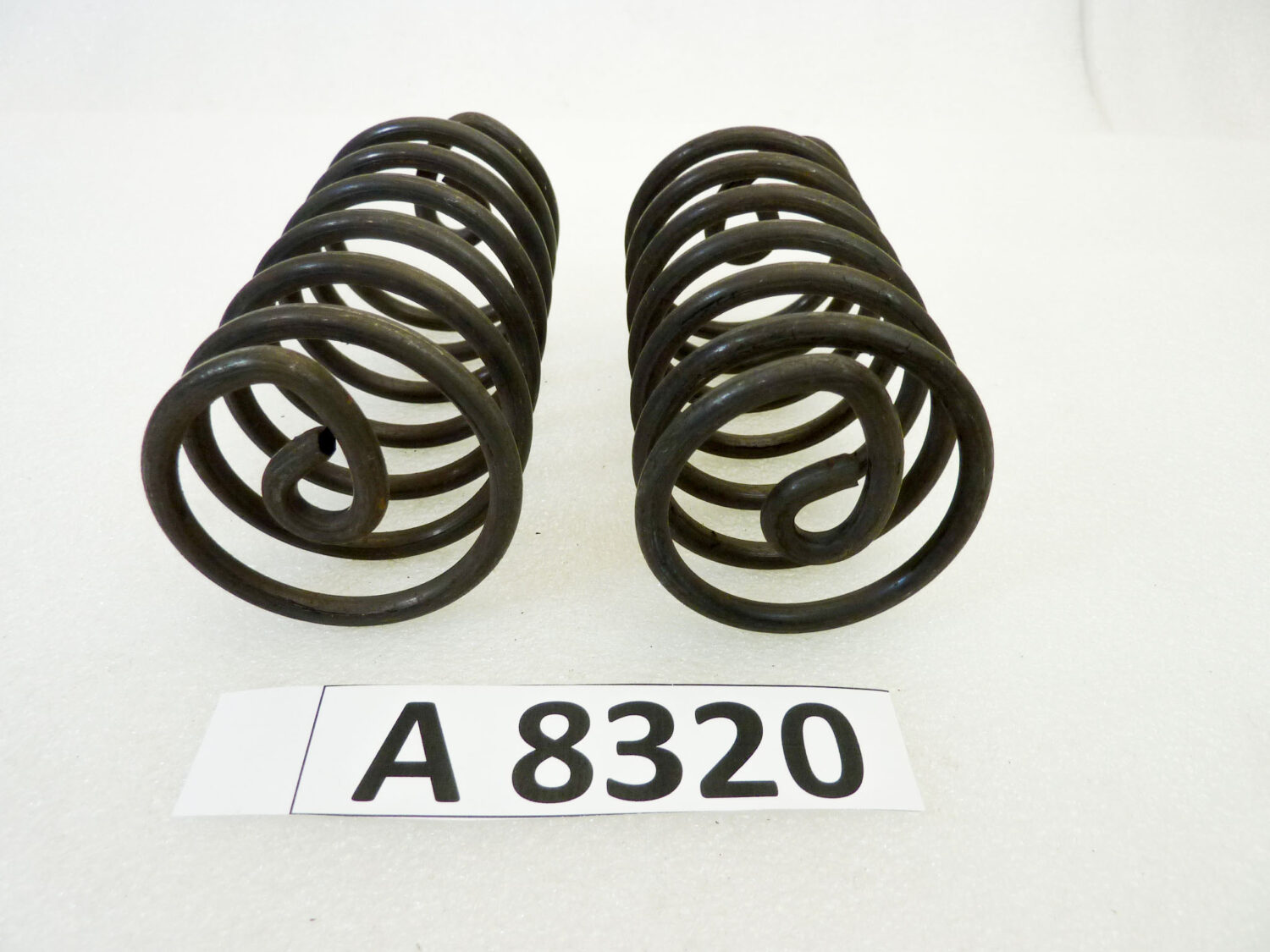 Coppia molle sella moto epoca Guzzi Gilera Benelli Bianchi Morini MV lungh 112 mm largh 56 mm diam filo 5 mm NUOVO fondo di magazzino vedi foto leggi descrizione - immagine 2