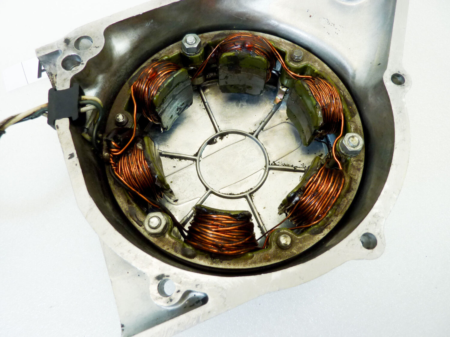 Carter statore magnete volano Honda CB 450 K1 1968 - immagine 6