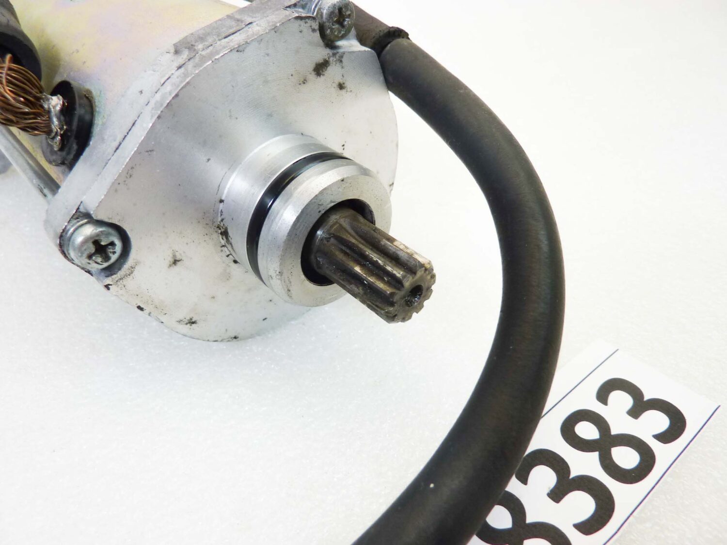 Motorino avviamento Mitsuba SM 228 12V 0,6 kw ingranaggio 10 denti diam 12,9 mm interasse fori fissaggio 55,8 mm - immagine 5