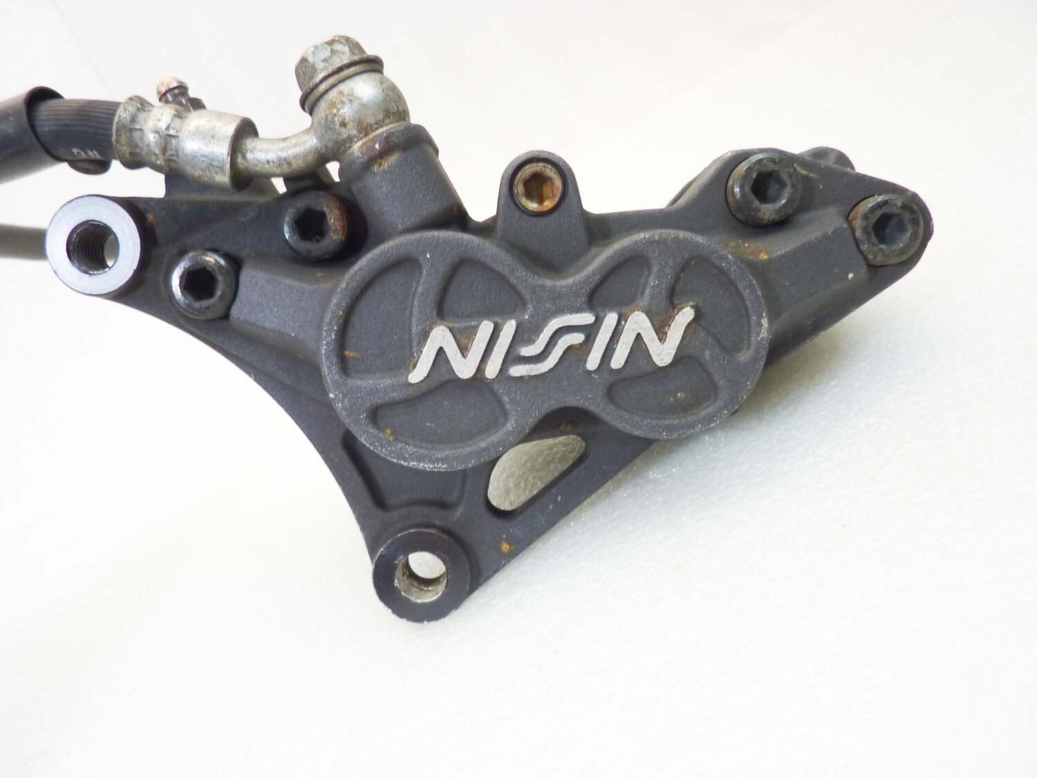 Pinze Nissin freno anteriore 90 mm Honda Suzuki Kawasaki vari modelli cod 59100-40C01-RL interasse fori 90 mm - immagine 4
