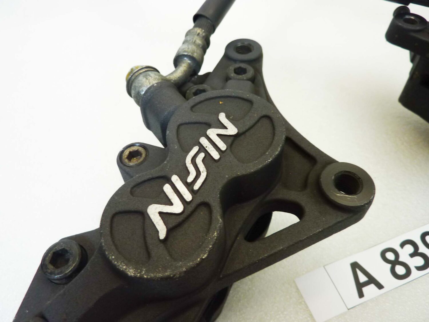 Pinze Nissin freno anteriore 90 mm Honda Suzuki Kawasaki vari modelli cod 59100-40C01-RL interasse fori 90 mm - immagine 14