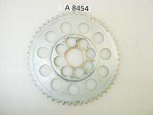 Corona 52 denti passo 525 diam foro centrale 54 mm diam est 271 mm moto epoca Guzzi Gilera Benelli Motobi MV Agusta Morini Malaguti Ducati Cagiva Aprilia vari modelli