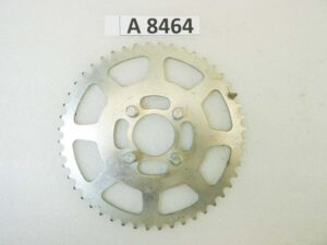 Corona Guzzi Dingo Cross Dem 75 Motom 48 - 48 denti passo 420 diam foro centrale 45 mm diam est 199 mm interasse perni 66 mm moto epoca Guzzi vari modelli NUOVO fondo di magazzino vedi foto leggi descrizione