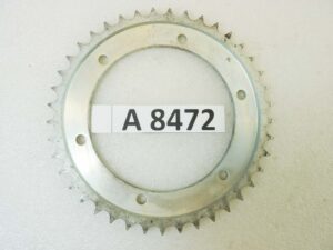 Corona Guzzi 41 denti passo 428 diam foro centrale 110 mm diam est 171 mm int fori opposti 125 mm moto epoca vari modelli NUOVO fondo di magazzino vedi foto leggi descrizione