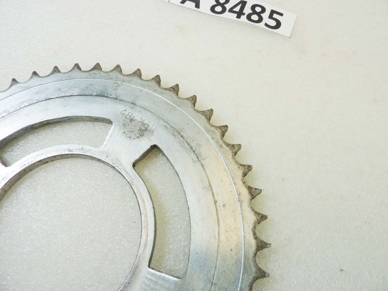 Corona 250 Bianchi 48 denti passo 428 diam foro centrale 78 mm diam est 200 mm vari modelli - immagine 8