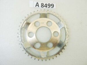 Corona 44 denti passo 420 diam foro centrale 60 mm diam est 183 mm moto epoca Guzzi Gilera Benelli Motobi MV Agusta Morini Malaguti Ducati Cagiva Aprilia vari modelli NUOVO fondo di magazzino vedi foto leggi descrizione