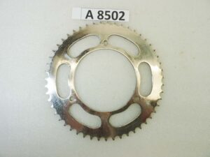 Corona cromata Guzzi Guzzino 3 fori 51 denti NUOVO fondo di magazzino vedi foto leggi descrizione