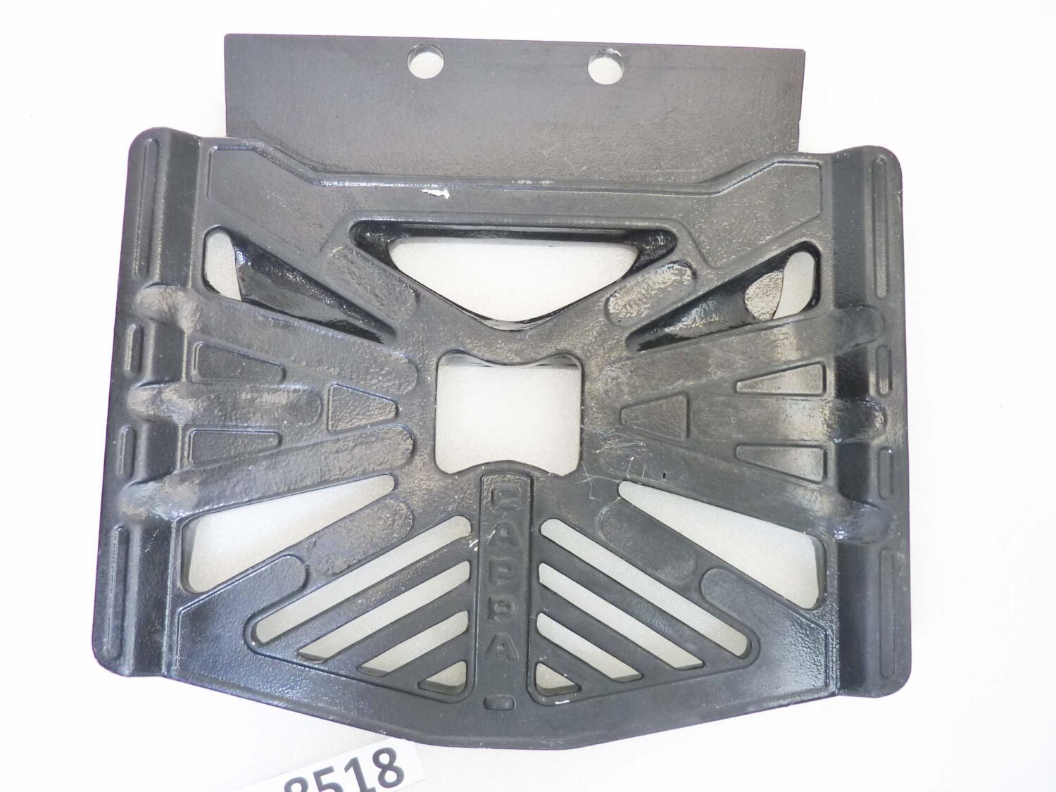Piastra top-case vintage Cappa metallo 30 x 31,5 cm con piastra estesa - immagine 3
