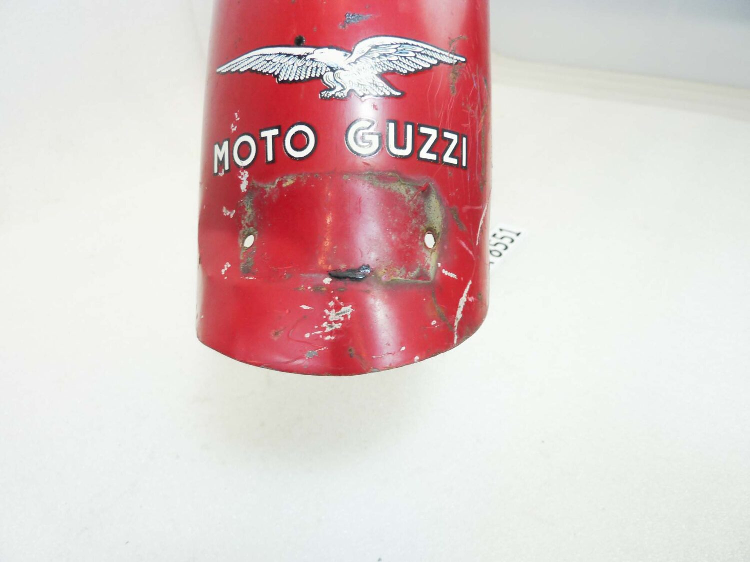 Parafango anteriore Guzzi epoca lungh 66 cm largh 85 mm - immagine 3