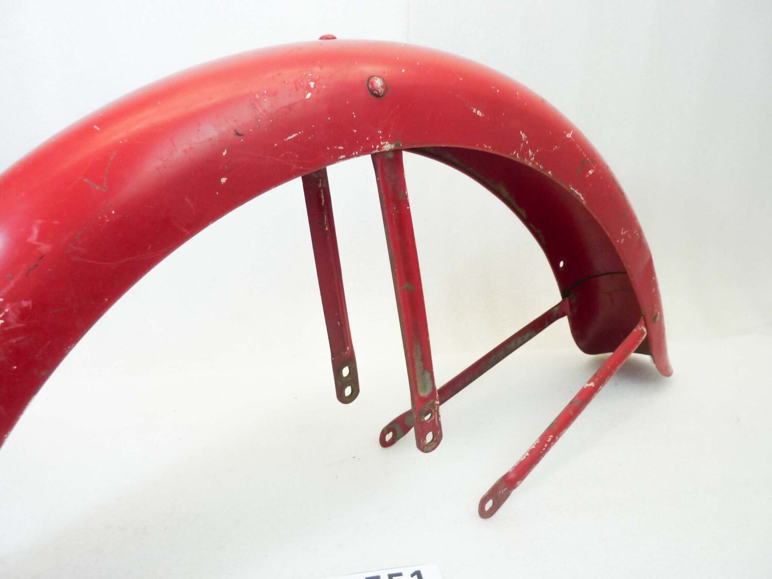 Parafango anteriore Guzzi epoca lungh 66 cm largh 85 mm - immagine 4