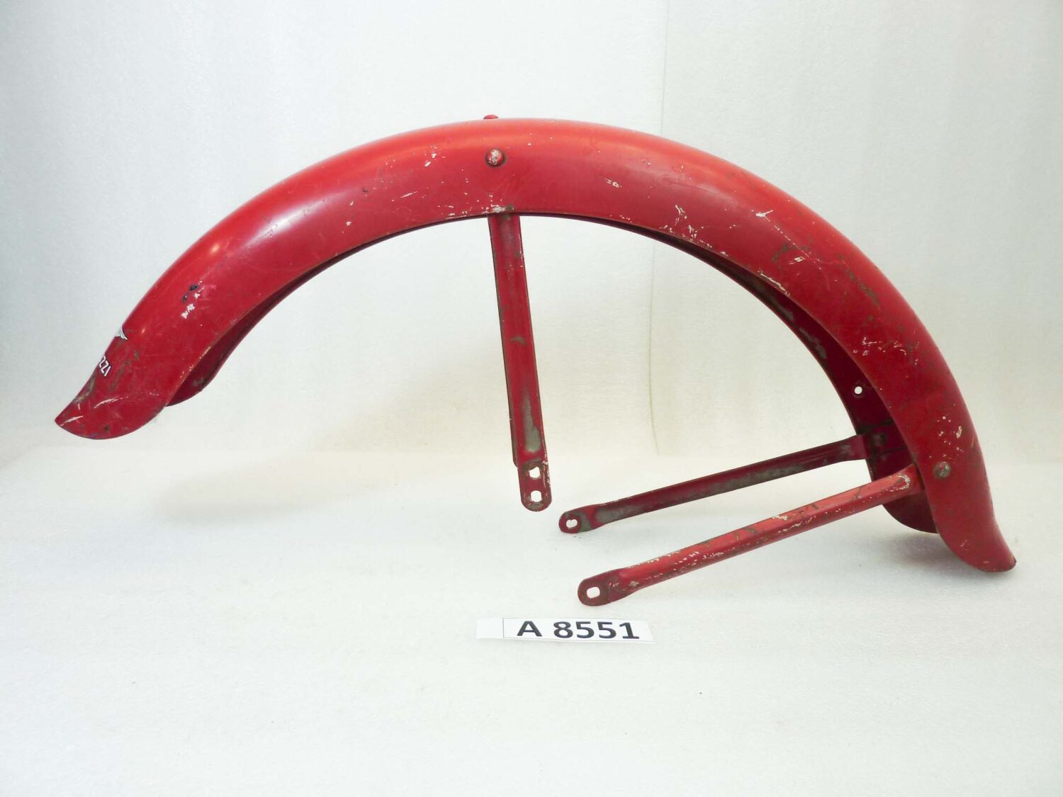 Parafango anteriore Guzzi epoca lungh 66 cm largh 85 mm - immagine 5