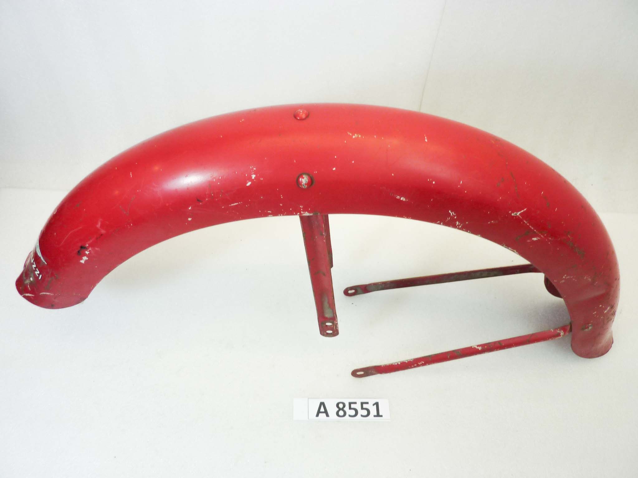 Parafango anteriore Guzzi epoca lungh 66 cm largh 85 mm - immagine 6