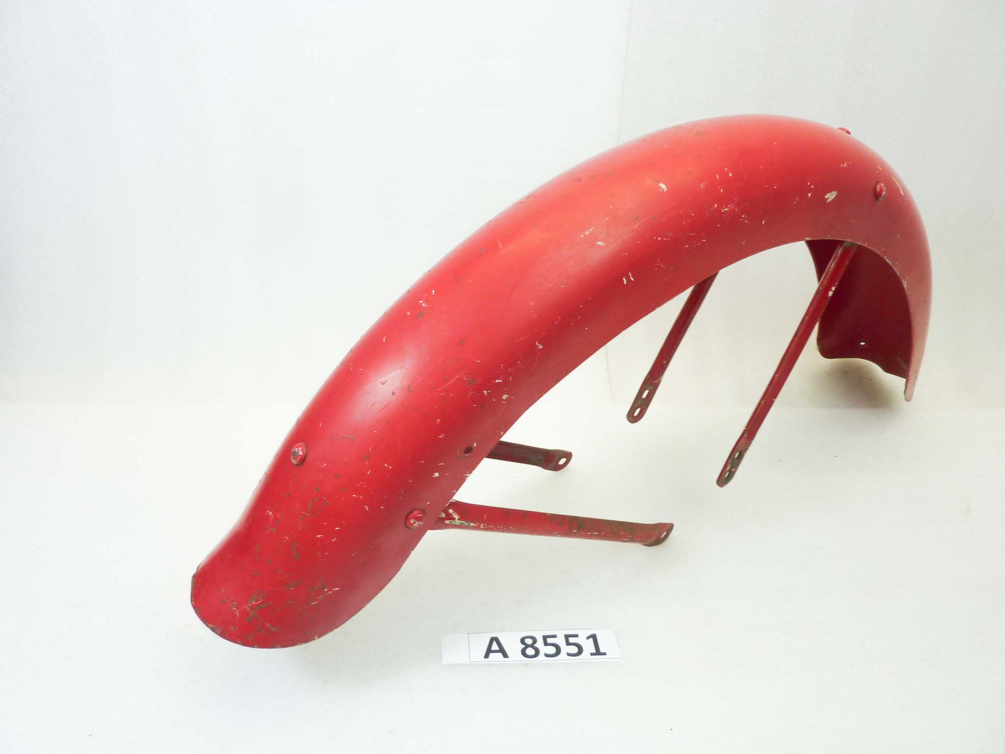 Parafango anteriore Guzzi epoca lungh 66 cm largh 85 mm - immagine 7