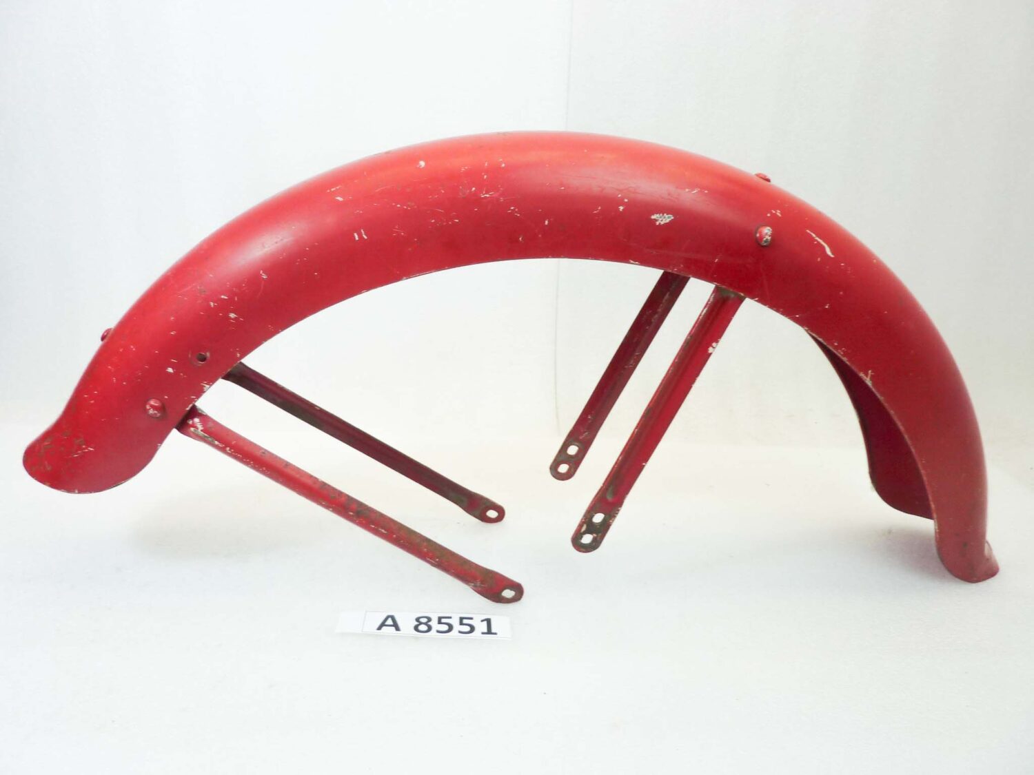Parafango anteriore Guzzi epoca lungh 66 cm largh 85 mm - immagine 8