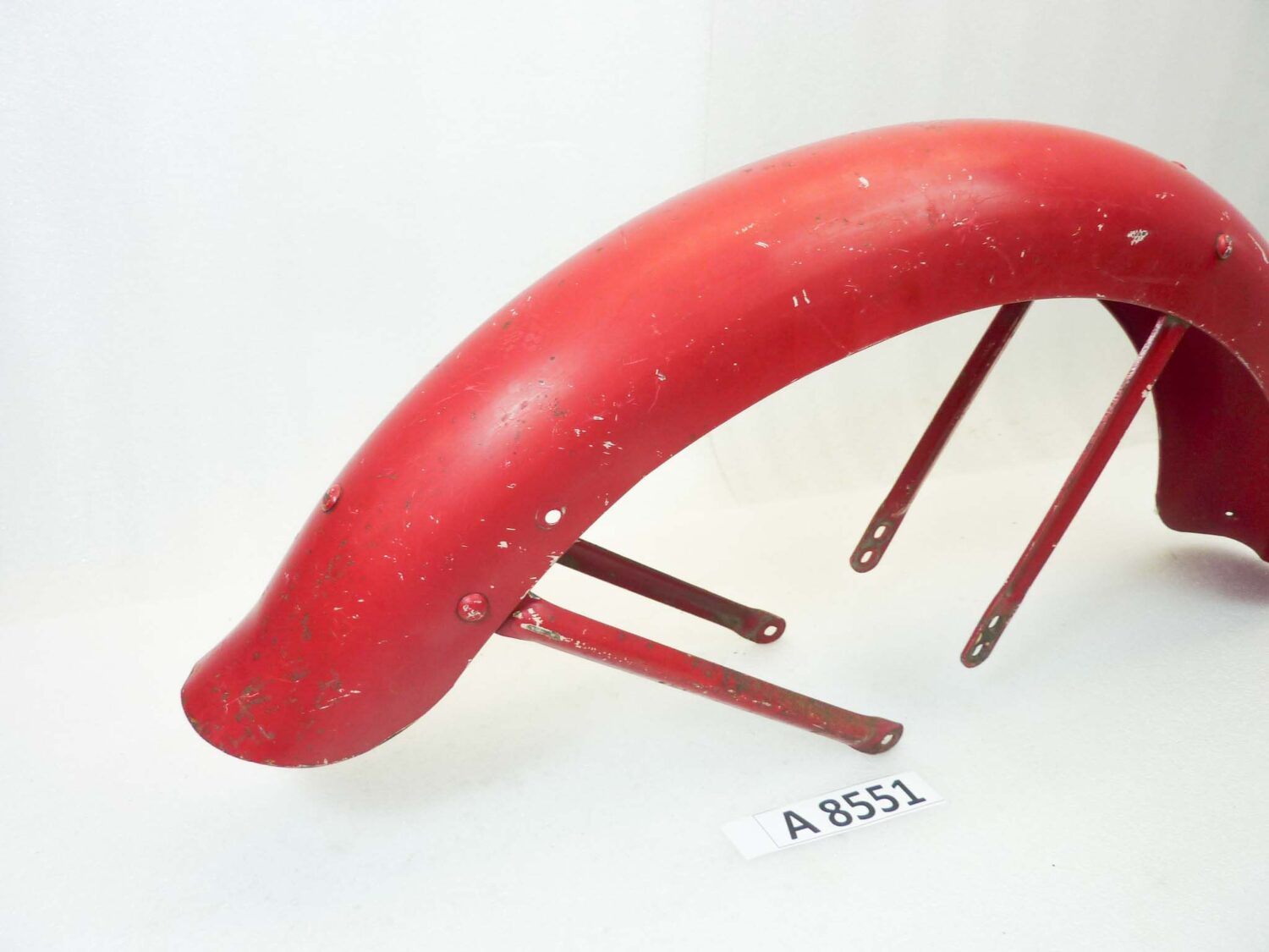 Parafango anteriore Guzzi epoca lungh 66 cm largh 85 mm - immagine 9