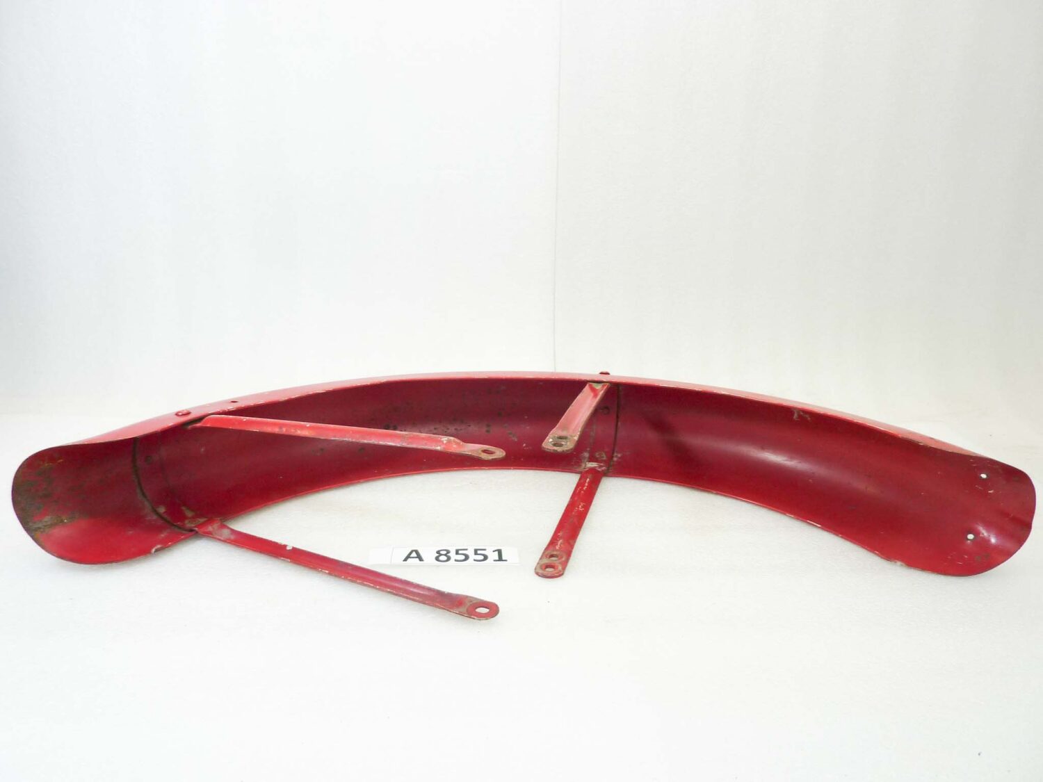 Parafango anteriore Guzzi epoca lungh 66 cm largh 85 mm - immagine 11