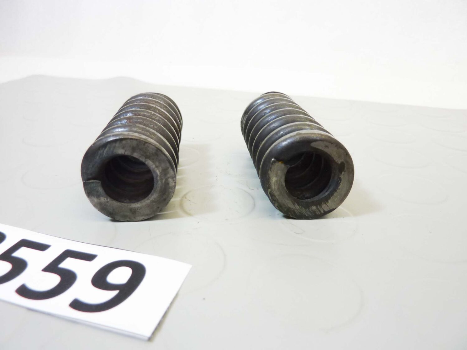 Coppia molle forcellone oscillante Guzzi Airone 250 4V lungh 55 mm diam 24 mm cod T5533 - immagine 5