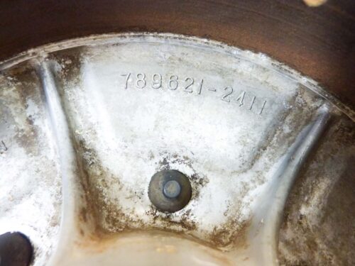 Cerchio ruota posteriore Kawasaki H1 1973 - 1975 Takasago 215 BX 18 W cod 789621-2411 - immagine 17