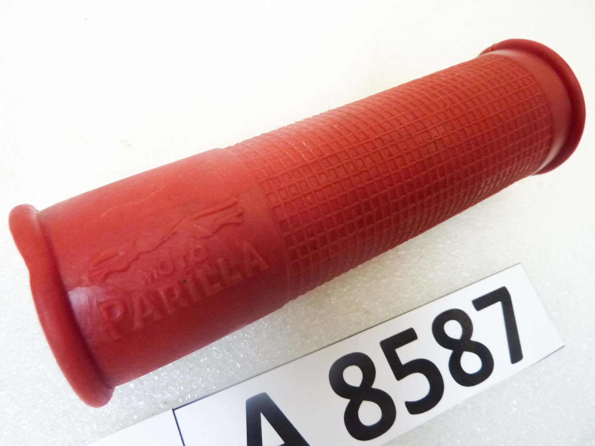 Manopola moto Parilla rossa originale no replica diam interno 22 lungh tot 110 mm nuovo fondo di magazzino - immagine 3