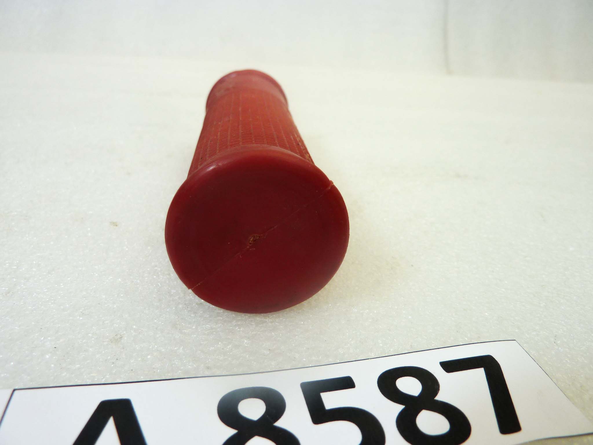 Manopola moto Parilla rossa originale no replica diam interno 22 lungh tot 110 mm nuovo fondo di magazzino - immagine 4