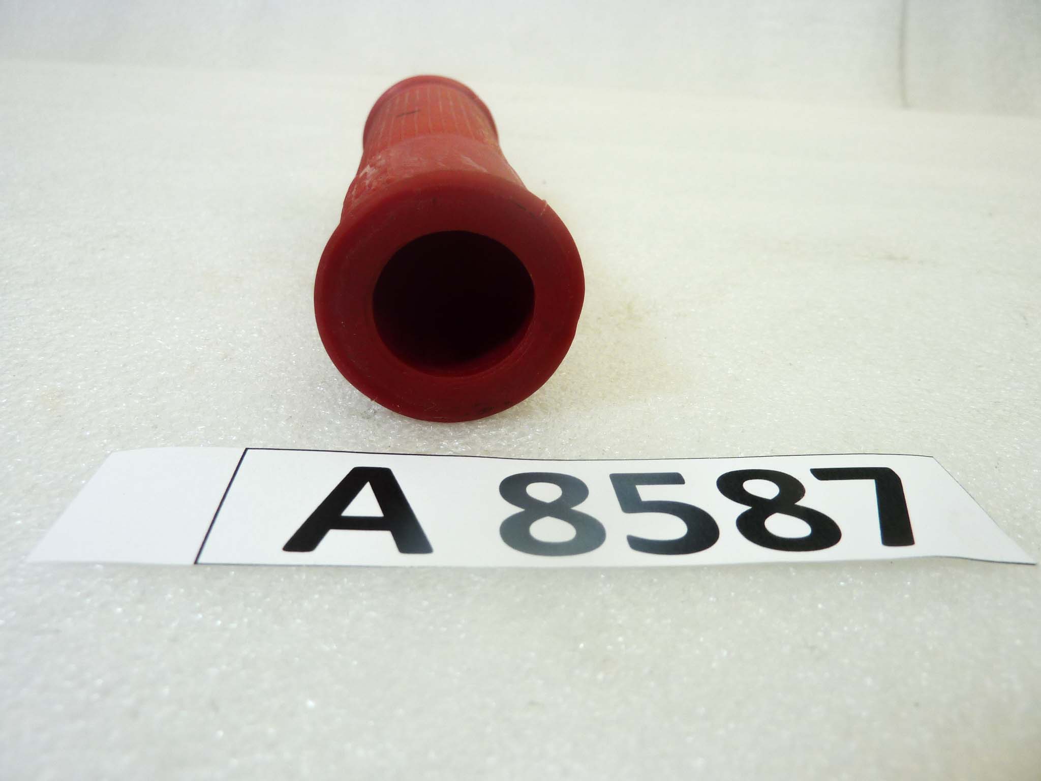 Manopola moto Parilla rossa originale no replica diam interno 22 lungh tot 110 mm nuovo fondo di magazzino - immagine 7