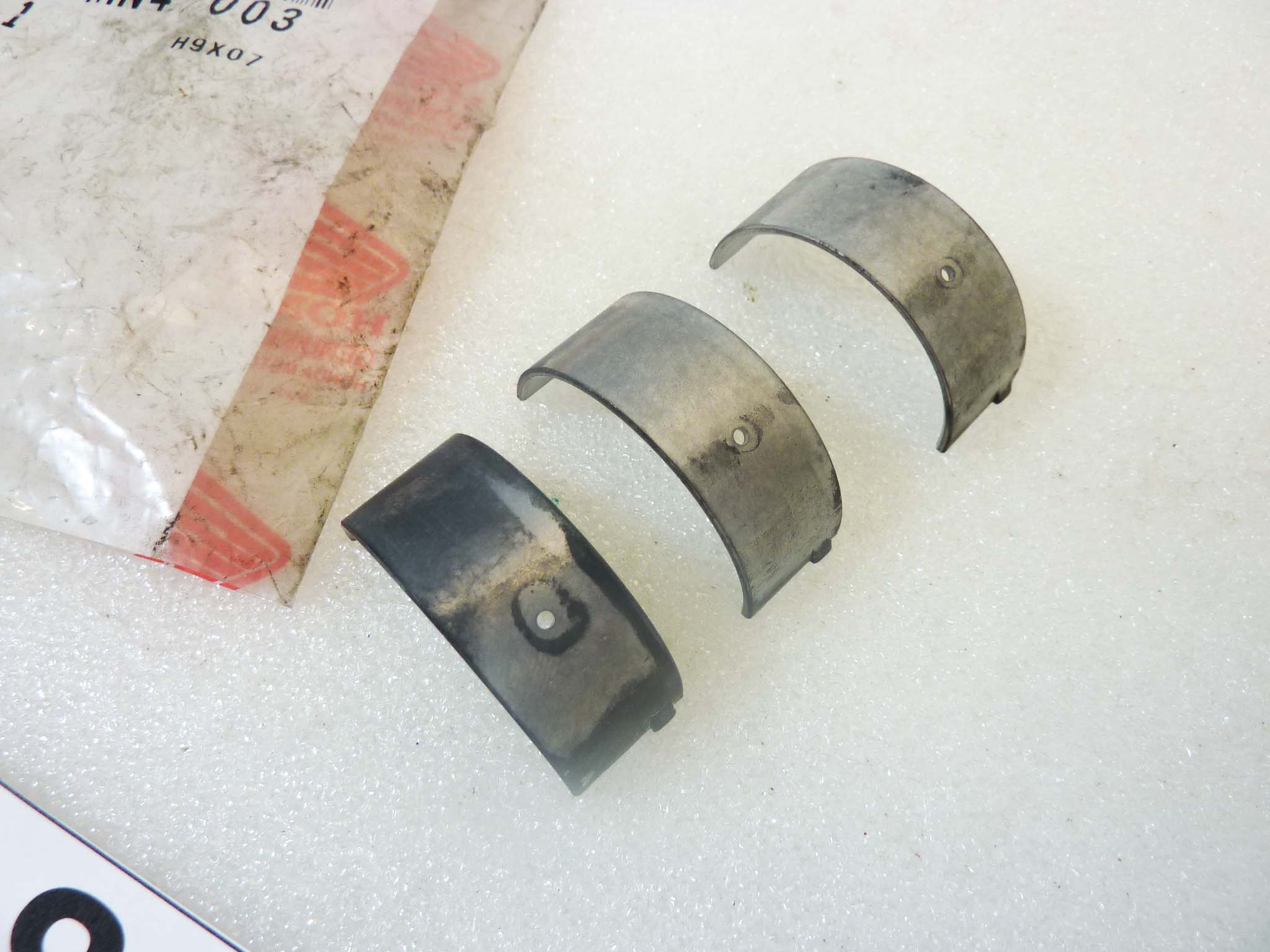 Cuscinetti biella bronzine Honda CBR 600 F 1987 e vari 13225MN4003 3 pezzi nuovo fondo di magazzino - immagine 4