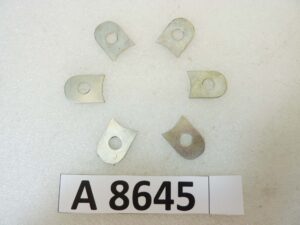 Piastra sicurezza ferma bulloni corona 6 pezzi nuovo fondo di magazzino