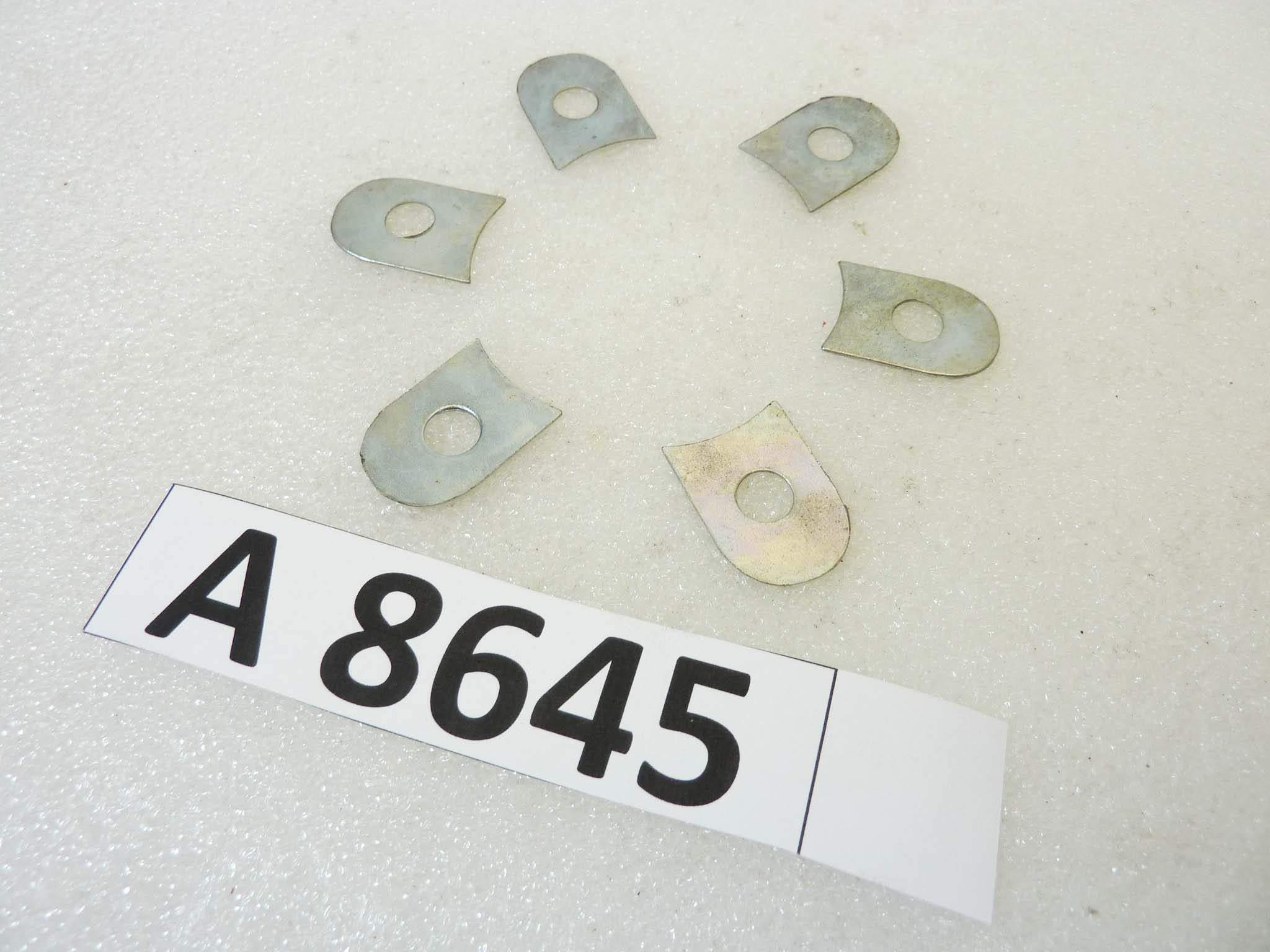 Piastra sicurezza ferma bulloni corona 6 pezzi nuovo fondo di magazzino - immagine 4