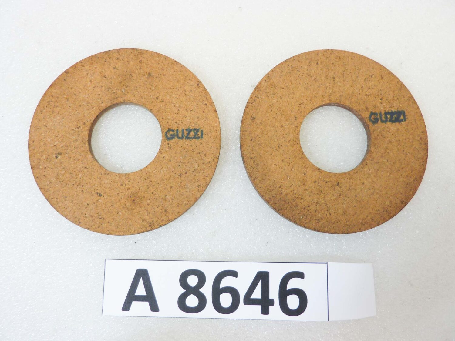 Dischi per ammortizzatori a compasso Guzzi e moto epoca varie diam est 79 mm diam int 30 mm spessore 4 mm nuovo fondo di magazzino