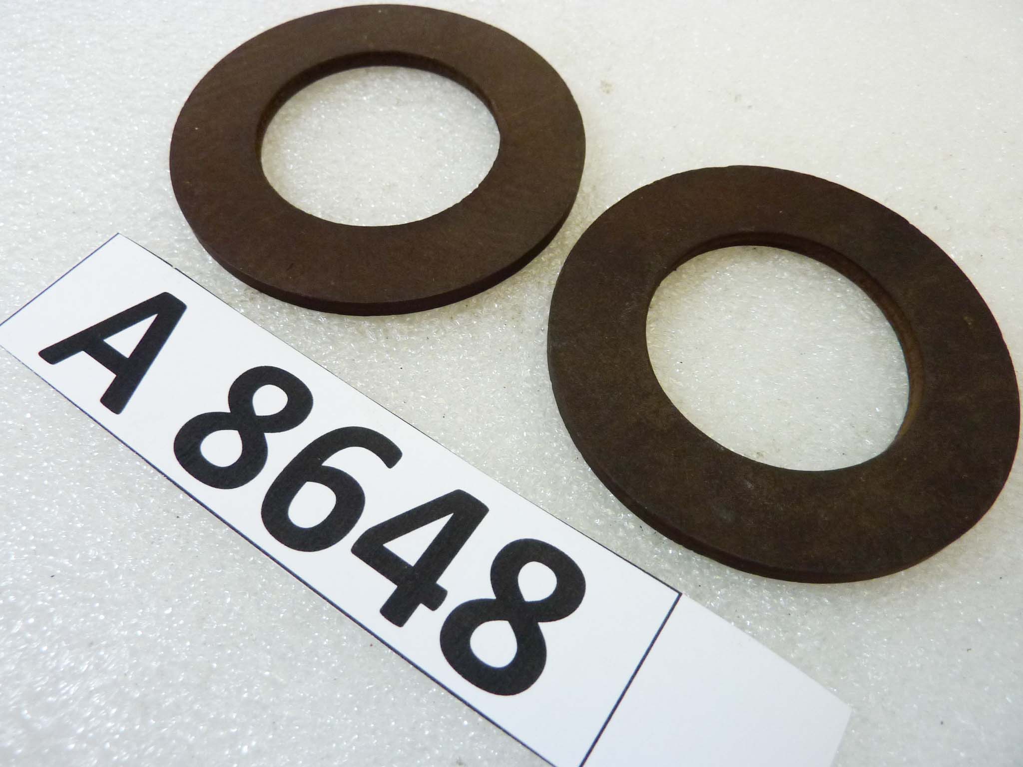 Dischi per ammortizzatori a compasso Guzzi e moto epoca varie diam est 60 mm diam int 35 mm spessore 3,5 mm nuovo fondo di magazzino - immagine 3