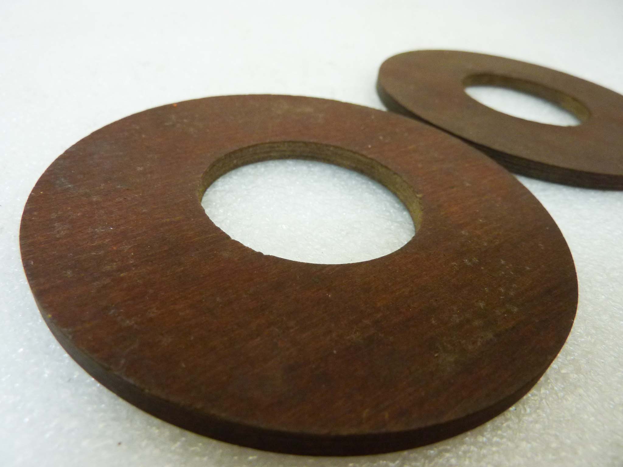 Dischi per ammortizzatori a compasso Guzzi e moto epoca varie diam est 88 mm diam int 38 mm spessore 4,4 mm nuovo fondo di magazzino - immagine 3