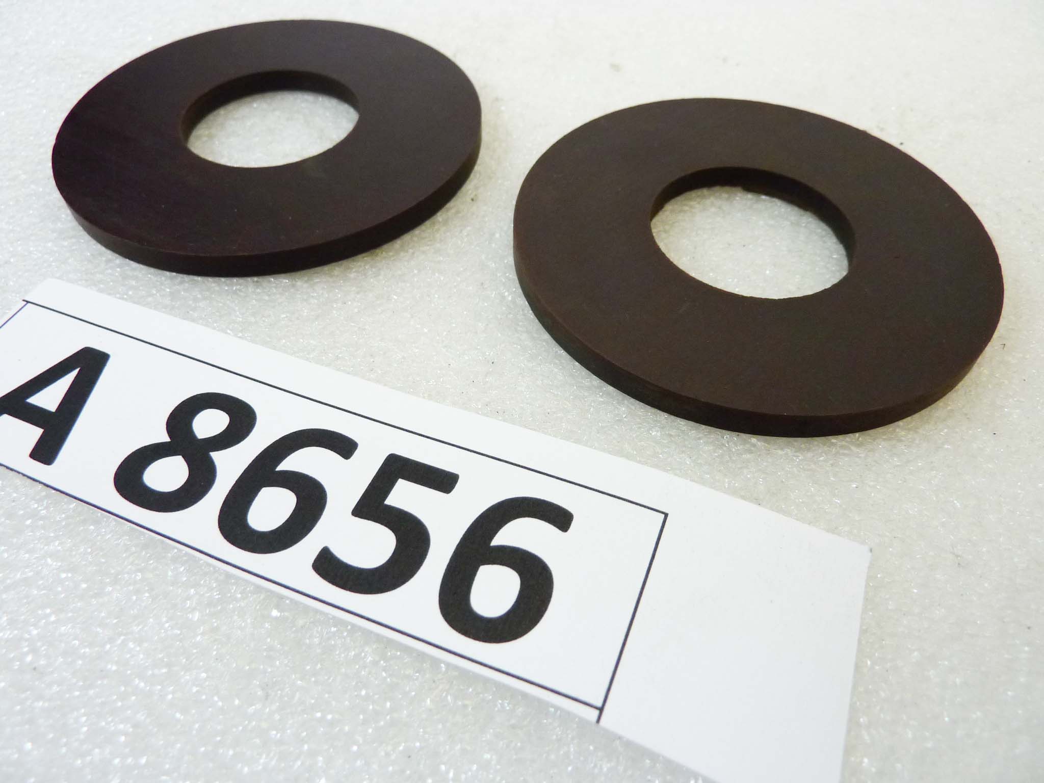 Dischi per ammortizzatori a compasso Guzzi e moto epoca varie diam est 67 mm diam int 28 mm spessore 4,2 mm nuovo fondo di magazzino - immagine 5