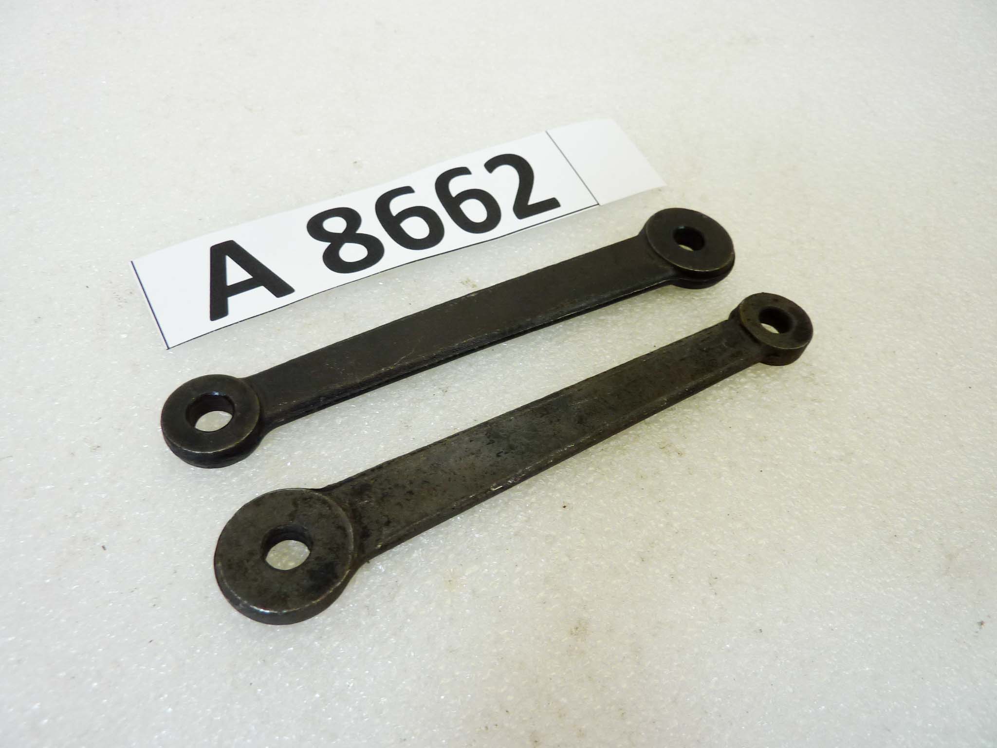 Bielle biscottini leveraggio forcella ant lungh tot 111 mm spessore 5 mm interasse fori 94 mm nuovo fondo di magazzino - immagine 2