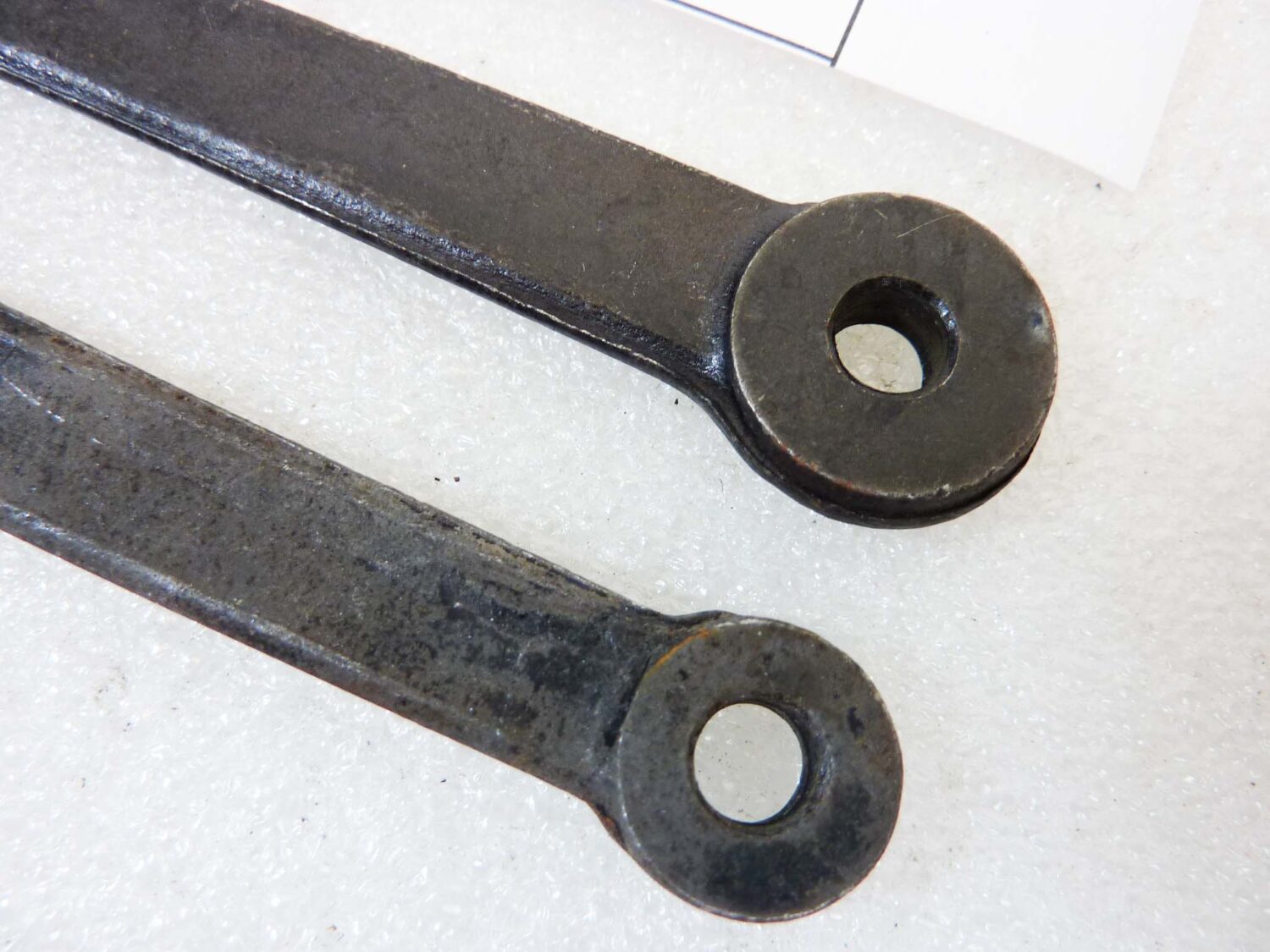 Bielle biscottini leveraggio forcella ant lungh tot 111 mm spessore 5 mm interasse fori 94 mm nuovo fondo di magazzino - immagine 5