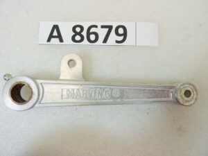 Staffa leva freno posteriore Marving con ingrassatore lungh 155 mm interasse fori 130 mm