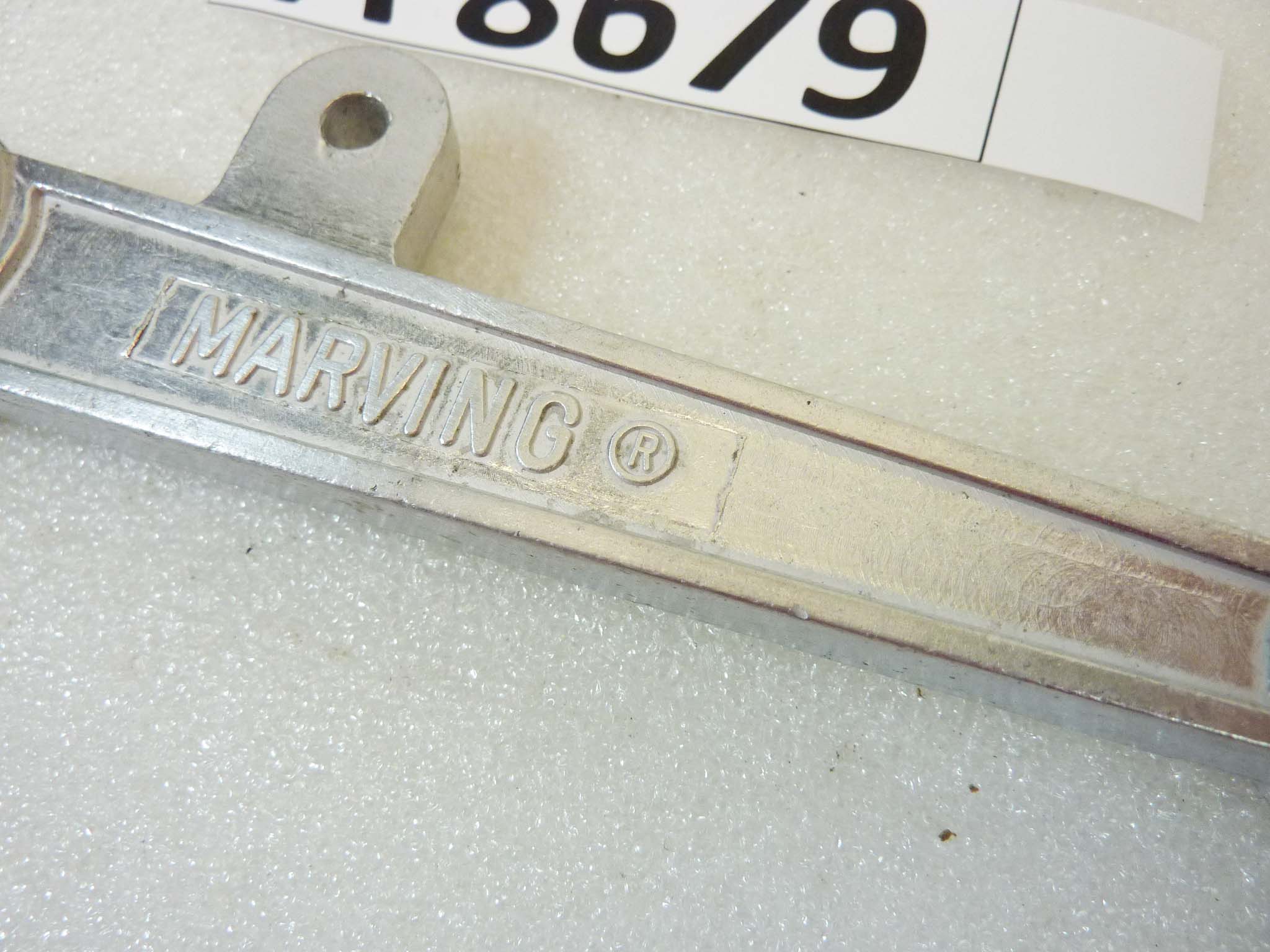 Staffa leva freno posteriore Marving con ingrassatore lungh 155 mm interasse fori 130 mm - immagine 4