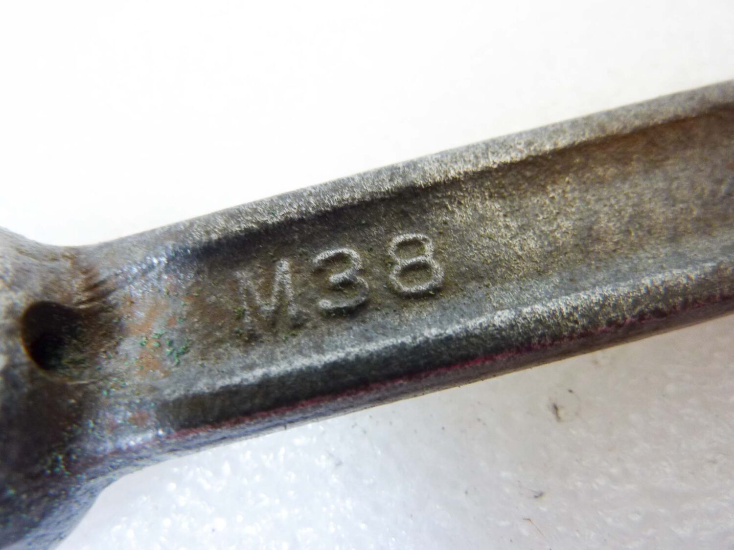 Biella moto epoca M38 lungh 111 mm diam int 12 mm 21,8 mm nuovo fondo di magazzino - immagine 3