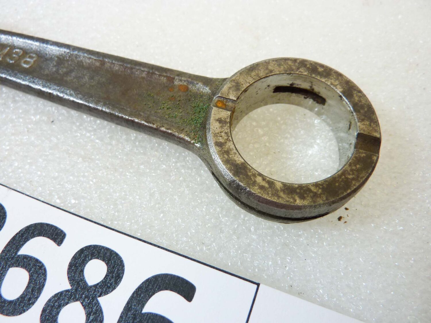 Biella moto epoca M38 lungh 111 mm diam int 12 mm 21,8 mm nuovo fondo di magazzino - immagine 4