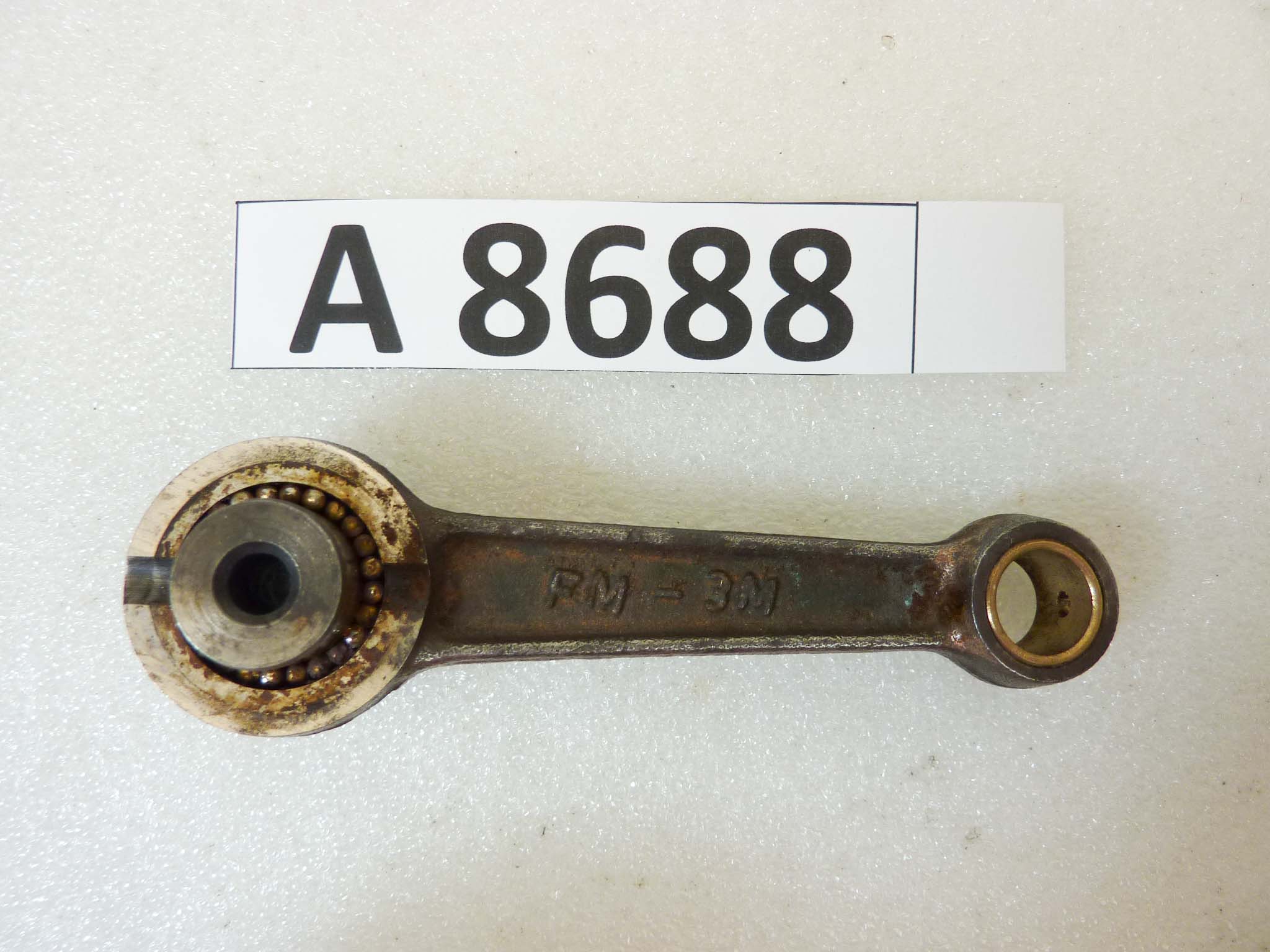 Biella moto epoca FM 3M lungh 111,6 diam int 12 mm 22 mm da sbloccare nuovo fondo di magazzino