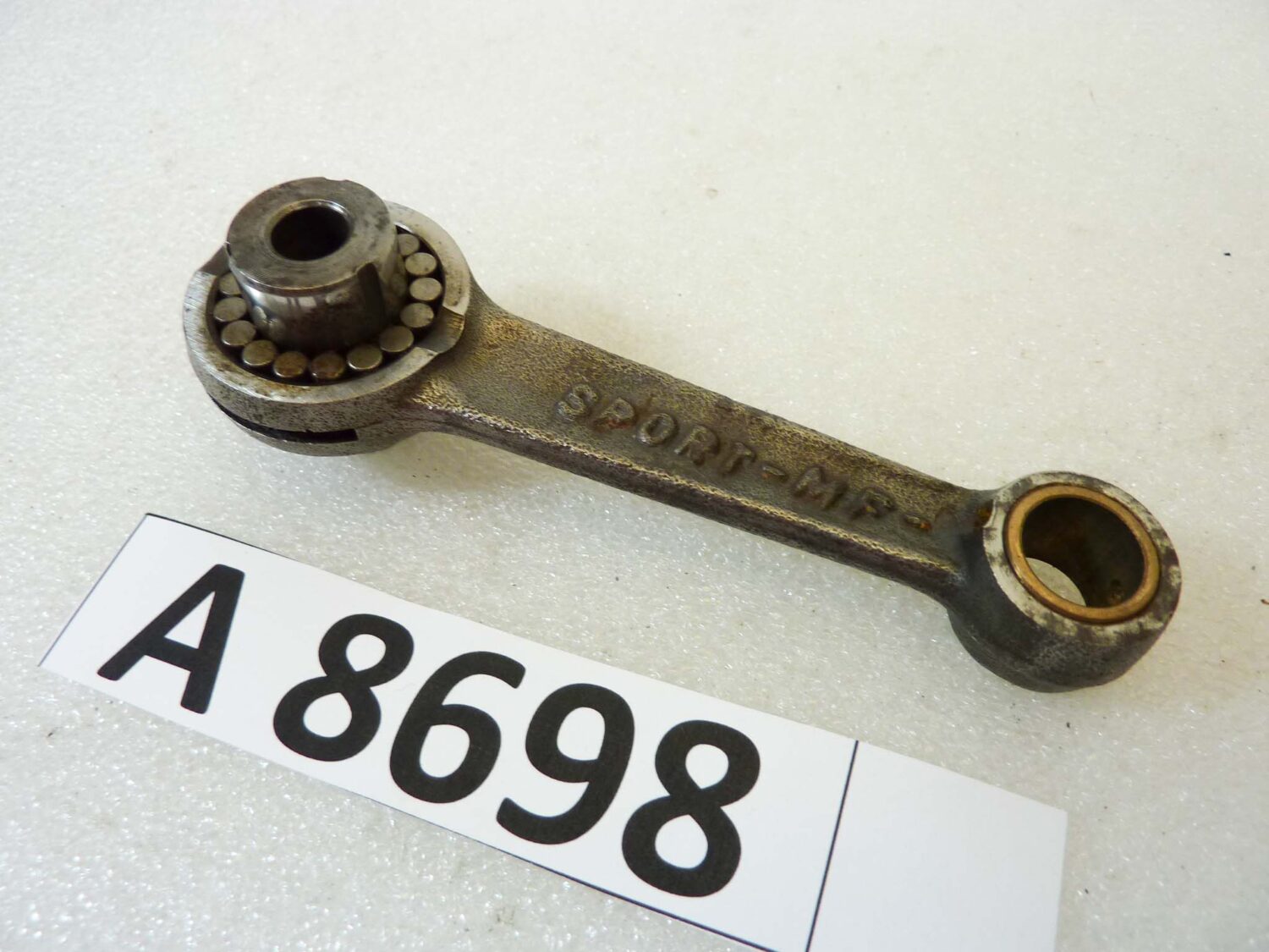Biella moto epoca Sport MF lungh 112 mm diam int 12 mm 26 mm da sbolccare nuovo fondo di magazzino - immagine 2