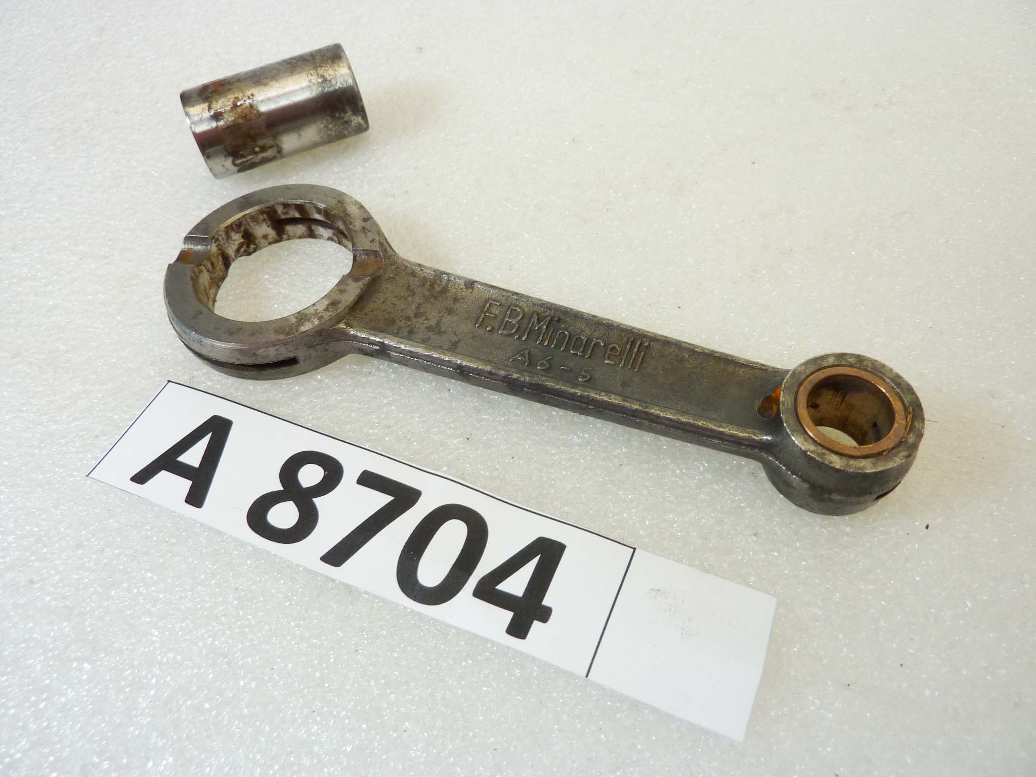 Biella FB Minarelli A6 5 lungh 132 mm diam int 12 mm 29 mm nuovo fondo di magazzino - immagine 3