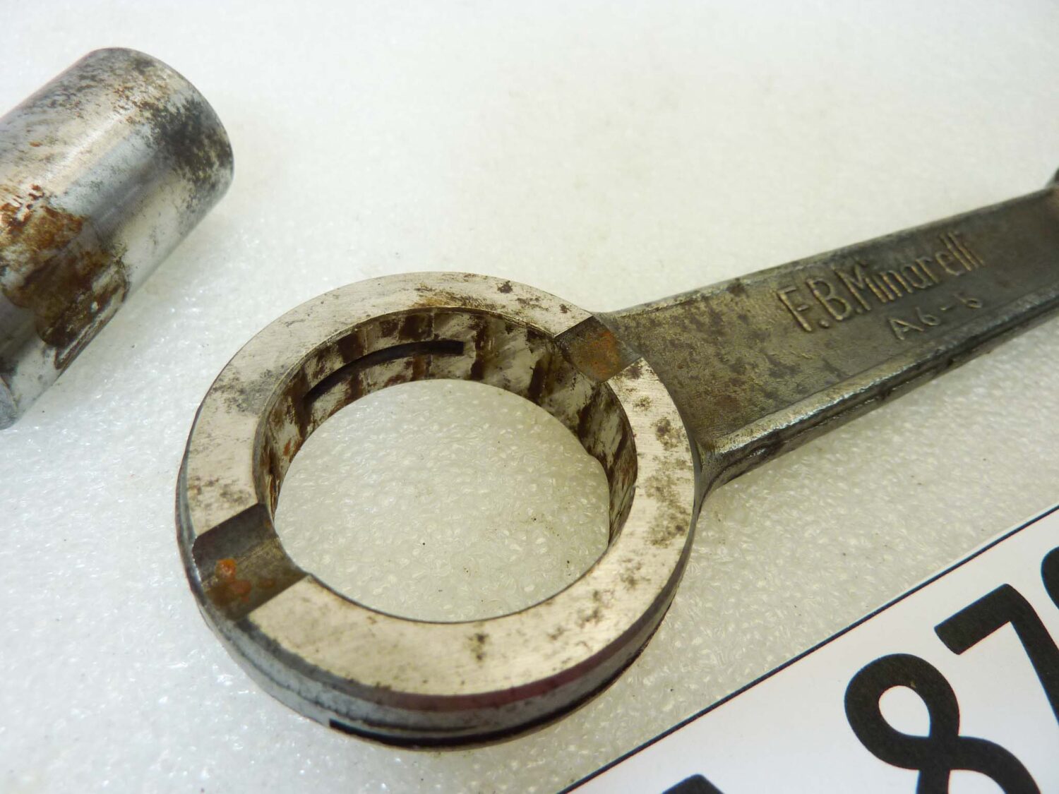 Biella FB Minarelli A6 5 lungh 132 mm diam int 12 mm 29 mm nuovo fondo di magazzino - immagine 4