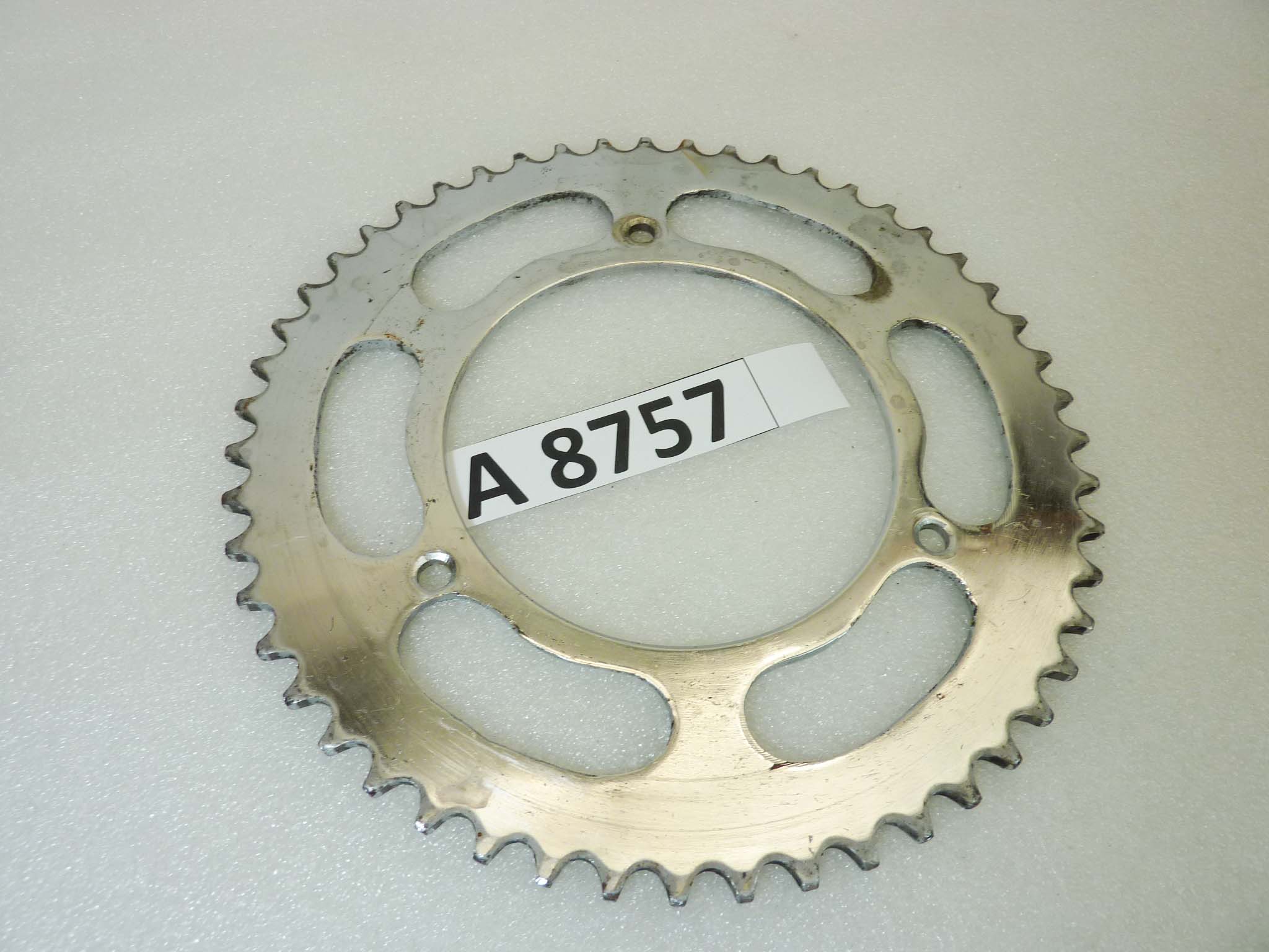Corona cromata Guzzi Guzzino 3 fori 51 denti - immagine 2