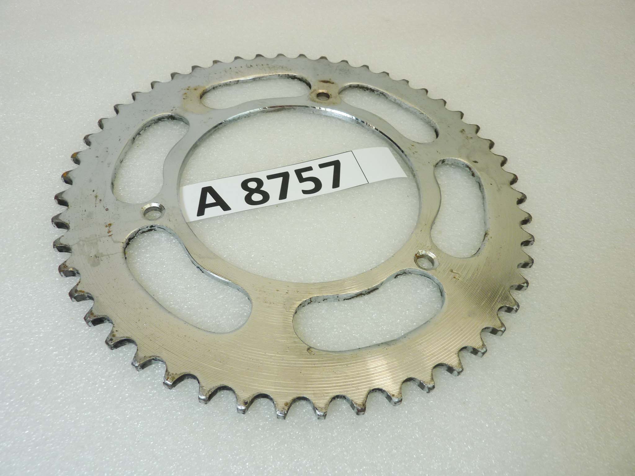 Corona cromata Guzzi Guzzino 3 fori 51 denti - immagine 7