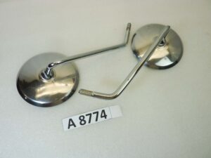 Coppia specchietti specchi moto giapponesi epoca anni '70 '80 diam 118 mm