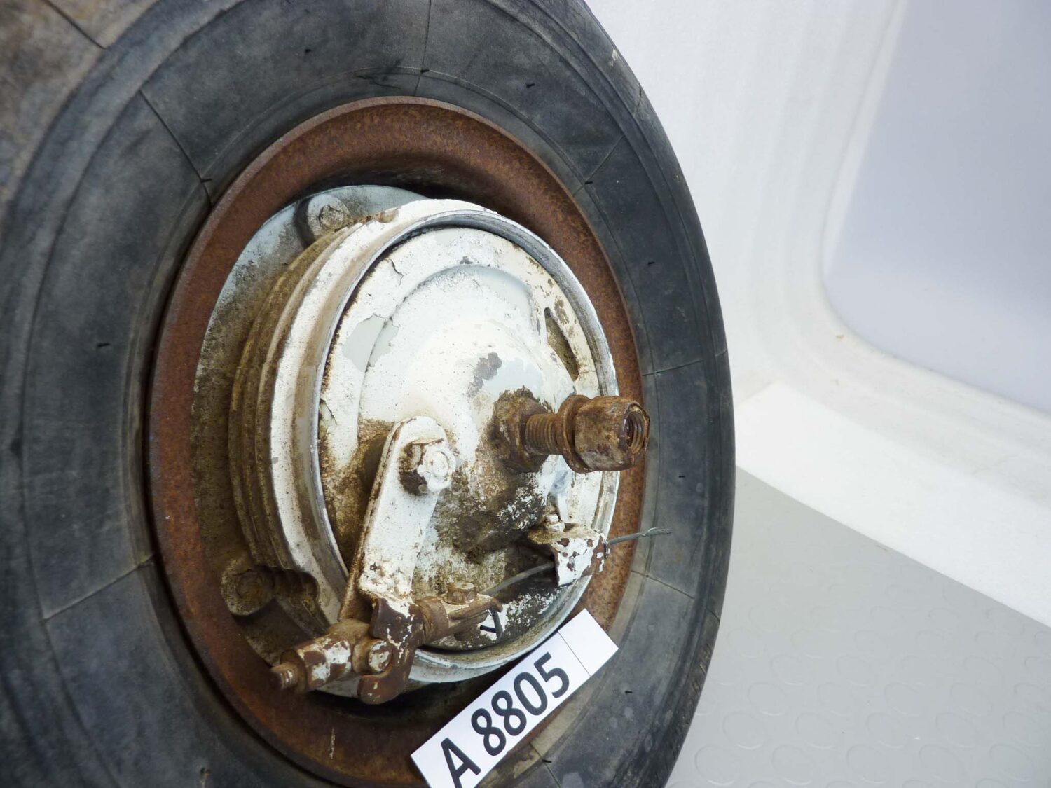 Ruota Lambretta Motocarro gomma 4.5 8 VEDI FOTO - immagine 3