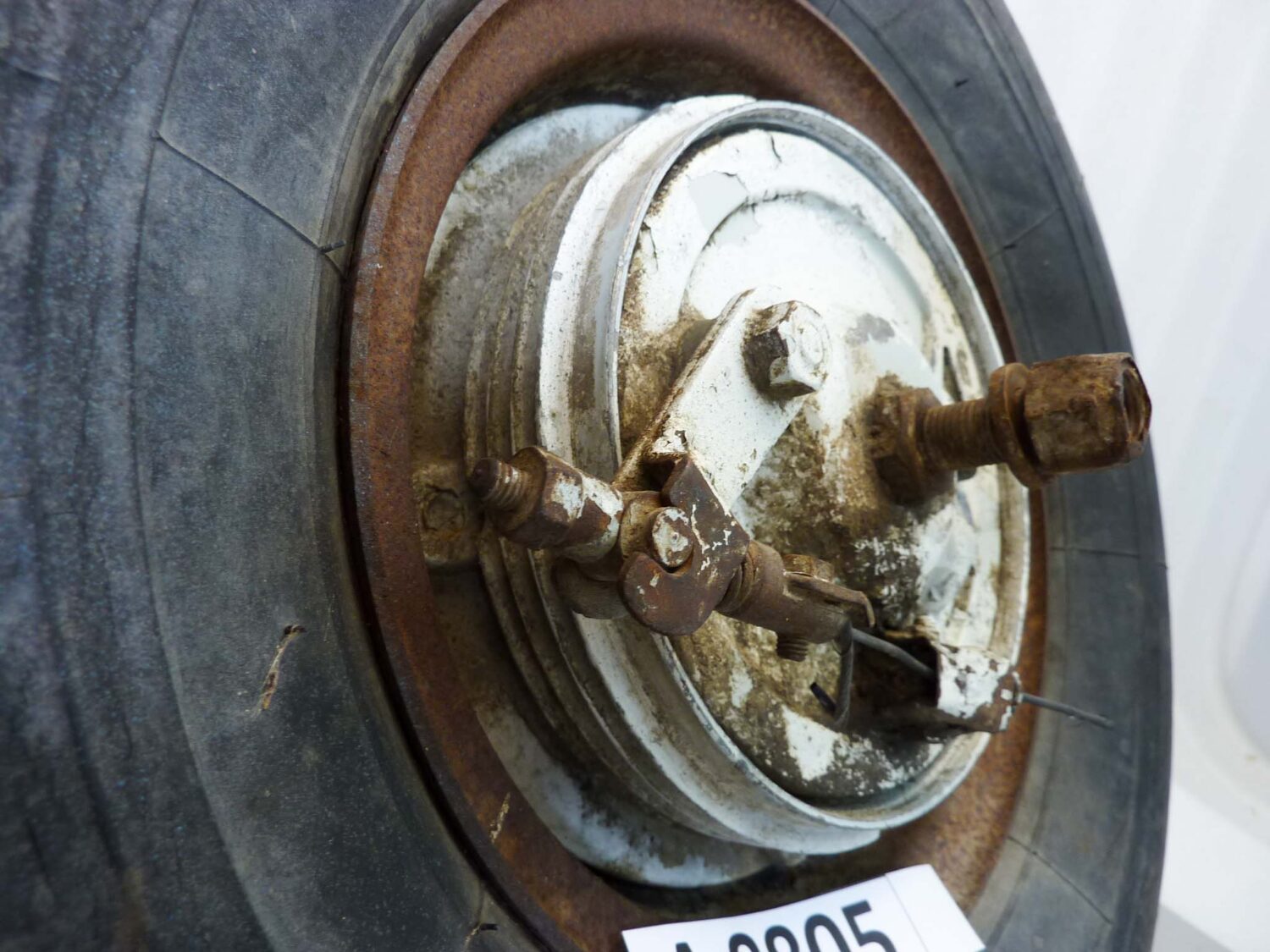 Ruota Lambretta Motocarro gomma 4.5 8 VEDI FOTO - immagine 4