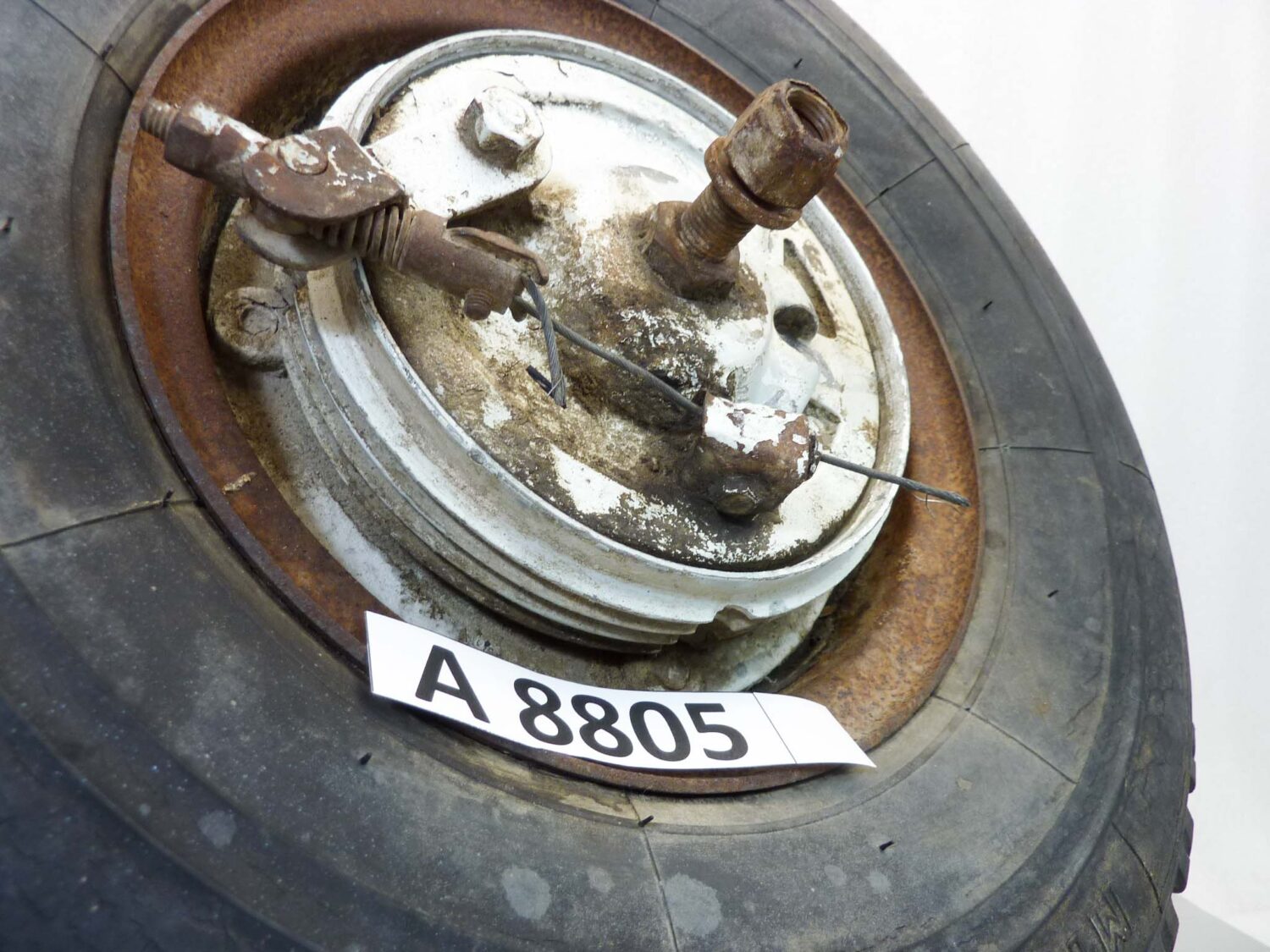 Ruota Lambretta Motocarro gomma 4.5 8 VEDI FOTO - immagine 5